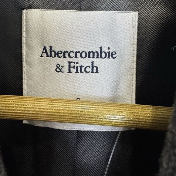 Abercrombie Fitch Womens XS Houndstooth Wool Blazer Coat Jacket Preppy Career - Picture 8 of 11